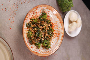 Tahini Mushrooms & Broccoli