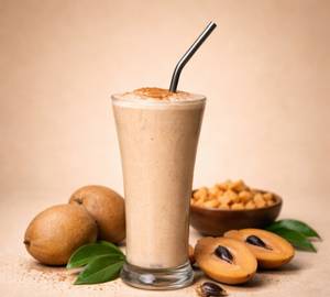 Chikoo Ice Cream Shake