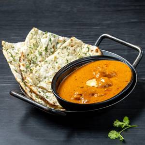 Our Butter Chicken with Garlic Naan