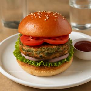 Veg Kebab Burger
