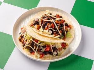 Black Bean Softshell Tacos (H)