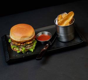 Pesto Chick-Cluck Burger