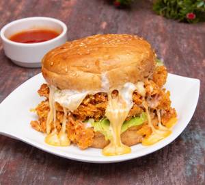 Crispy Cheese Chicken Burger