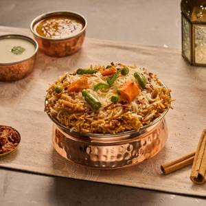 Royal Veg Dum Biryani (Serves 1)