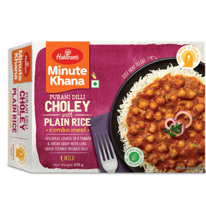 RTE Choley With Plain Rice (375gm)