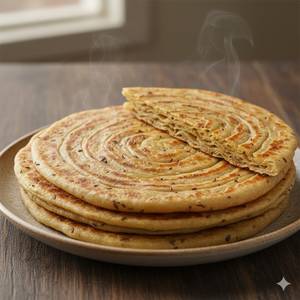Ajwain Lachha Paratha
