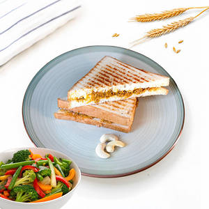 Veg Wheat Bread Sandwich With Cashew Cream