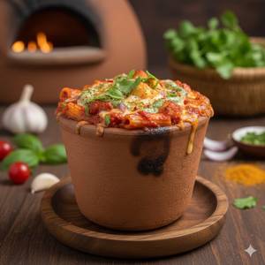 Red Sauce Kulhad Pasta