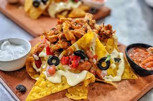 Home Made Chicken Nachos