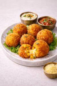 Crispy Corn & Cheese Balls