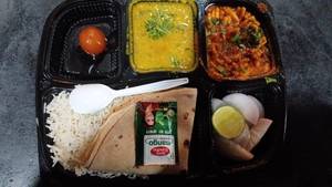 Sev Bhaji Thali