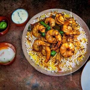Prawns Tawa Biryani