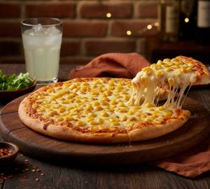 Corn and Cheese Pizza