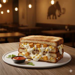 Cheese Corn Pizza Sandwich