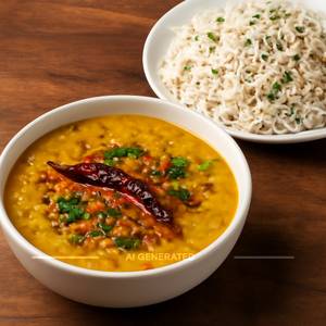 Dal Tadka + Jeera Rice