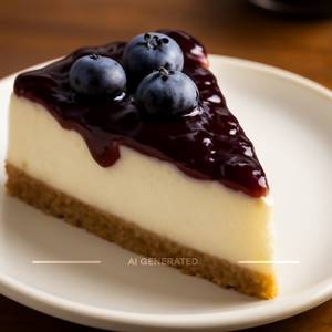 Blueberry cheesecake