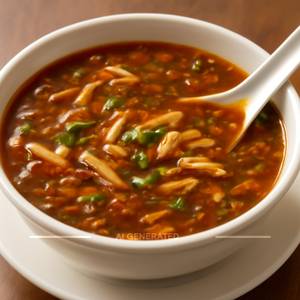 Chicken hot and sour soup