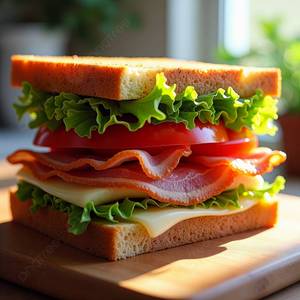 Double cheese loaded sandwich