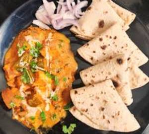 Paneer Tikka Masala With 4Tawa   Butter Roti