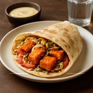 Peri Peri Paneer Shawarma