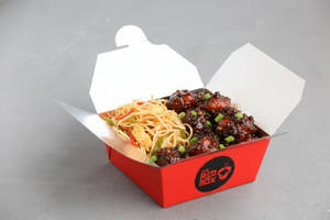 Chicken Singapore Noodles With Chicken Black Pepper