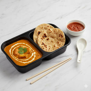 Paneer Butter Masala with 2 Tandoori Roti/Tawa Roti