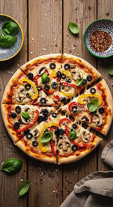 Veggie Paradise Pizza
