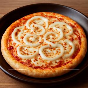 Onion cheese pizza