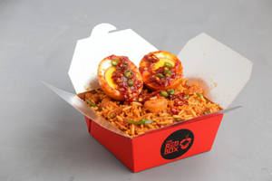 Chicken Schezwan Fried Rice With Chilli Egg