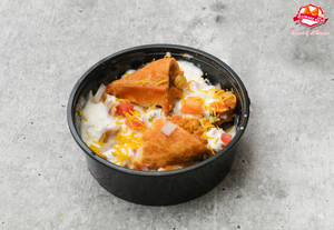 Dahi Samosa Chaat (Jain Option Availble)