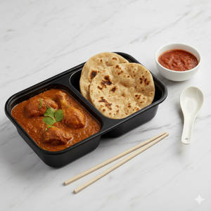 Kadhai Chicken with 2 Tandoori Roti/Tawa roti