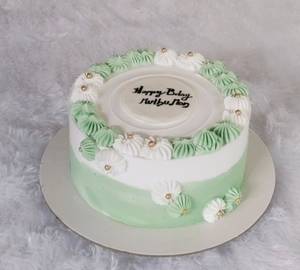 Birthday Flower Cream Mix Fruit Cake