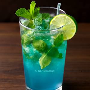 Blue Lagoon Mojito