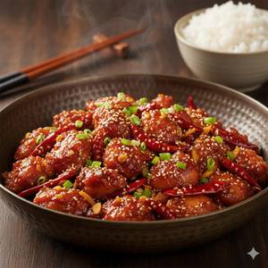 Mongolian Spicy Chicken Dry