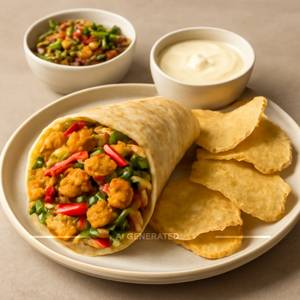 Tandoori Paneer Patty Wrap