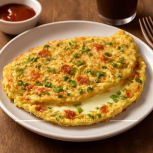 Masala Cheese Omelette