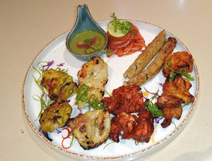 Poee & Co's Tandoor Grill Non Veg Platter