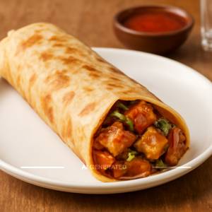 Chilli paneer roll