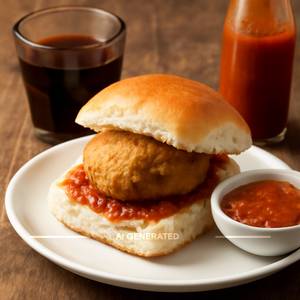 Schezwan Vada Pav