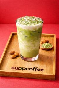Almond Vanilla Matcha Latte