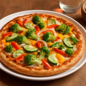 Fresh veggies pizza