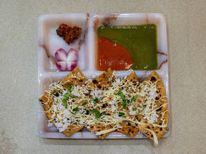 Desi Ghee Cheese Onion Paratha (1 Pcs)