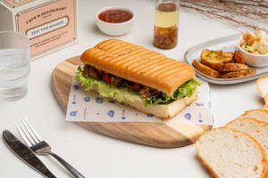 Grilled Veg & Sun-dried Tomato Sandwich