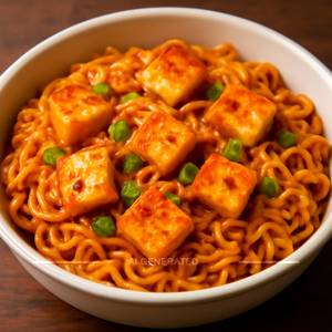 Paneer schezwan maggi