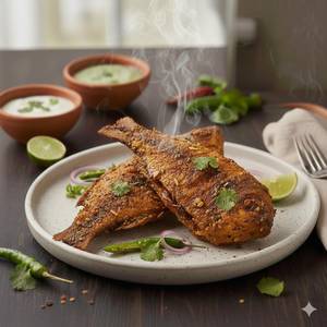 Fried Fish Rohu [2 Pieces]