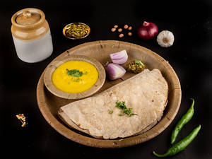 Pithla Bhakri  Thecha