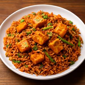 Paneer  schezwan rice