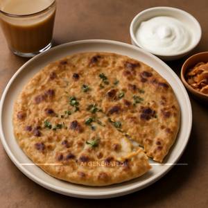 Aloo Garlic Cheese Paratha