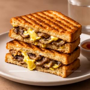 Cheese Mushroom Grilled Sandwich