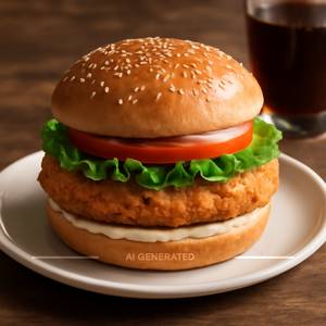 Classic chicken burger